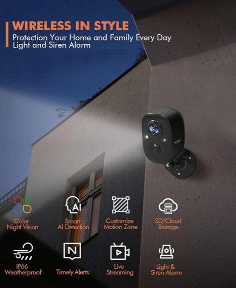 Budget Security Cameras $89